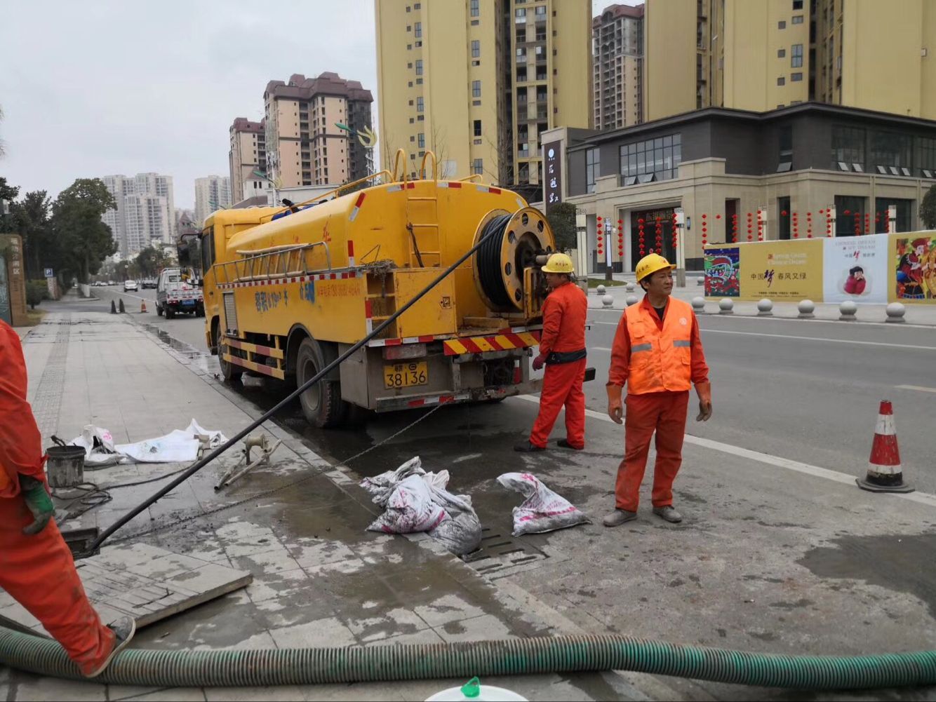 武定排污管道清淤-管道清洗